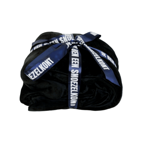 XXL Fleece deken - Zwart - 300 x 300